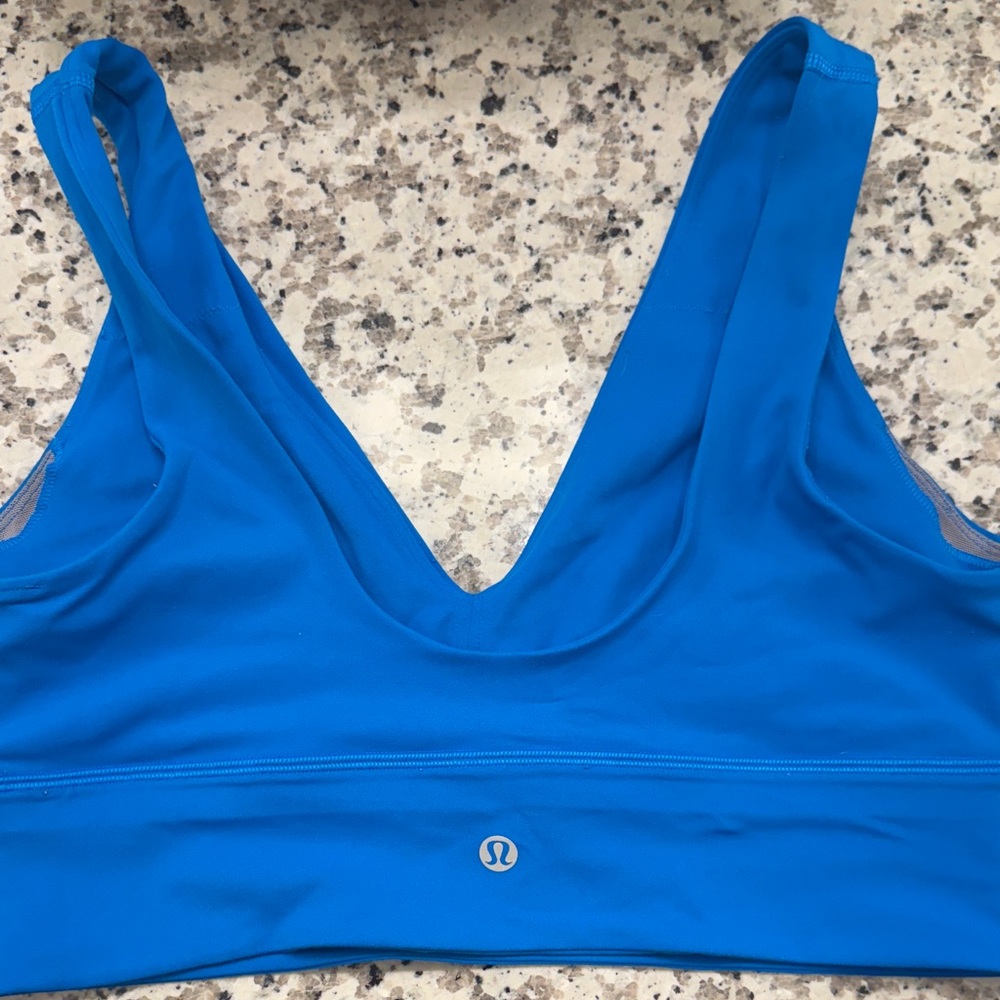 lululemon athletica Vibrant Blue Sports Bra